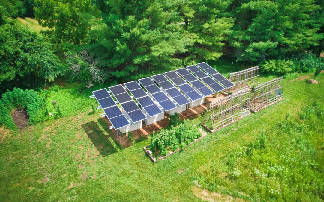 9.72 kW Commercial Solar Awning at Prairie Birthday Farm in Kearney, Missouri